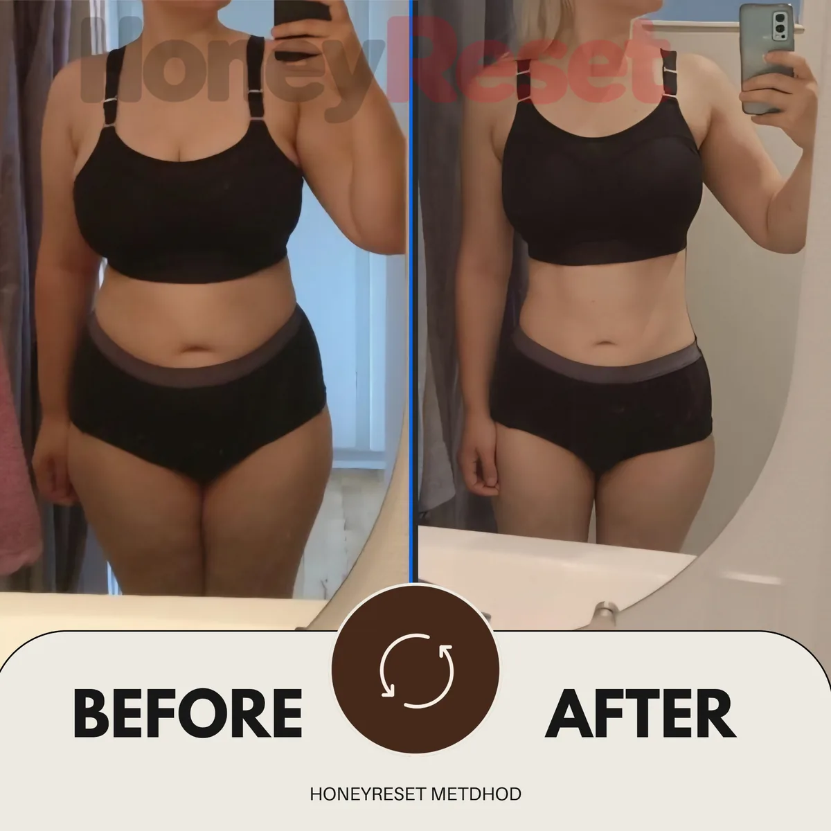 HoneyReset customer progress example