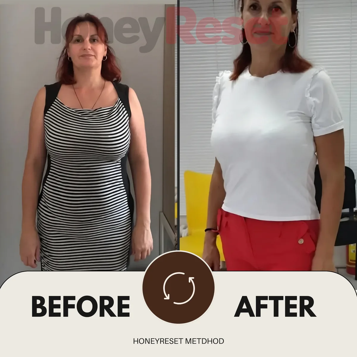 HoneyReset customer progress example
